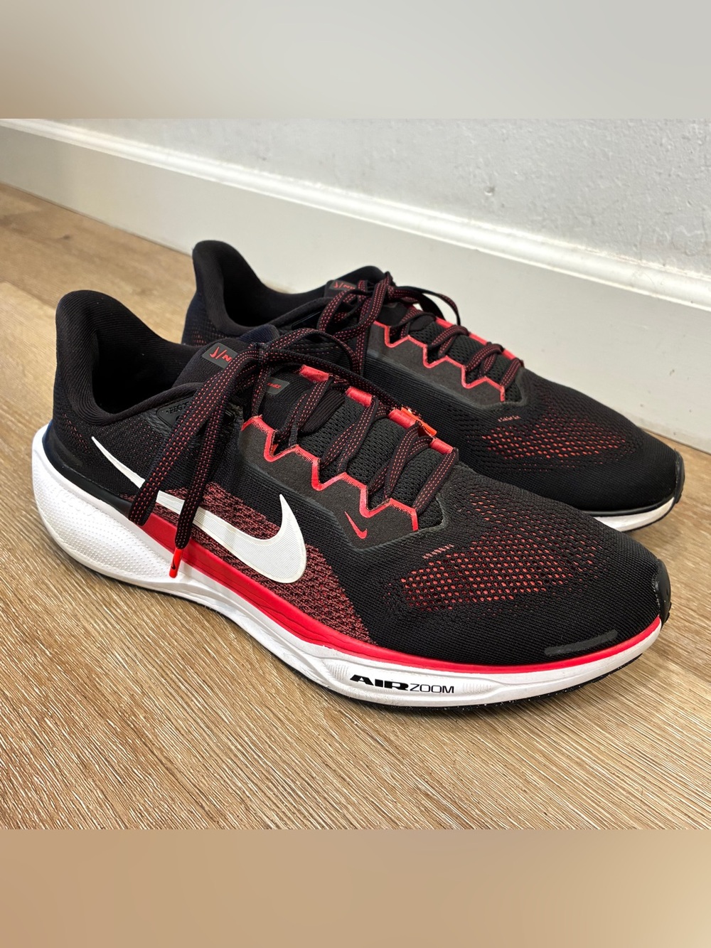 Nike Air Zoom Pegasus 41 Black/White/Fire Red Men’s Shoes Size US 11.5 EU 45.5